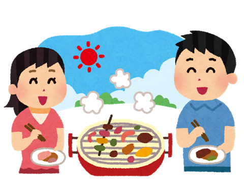 BBQイベントのイラスト